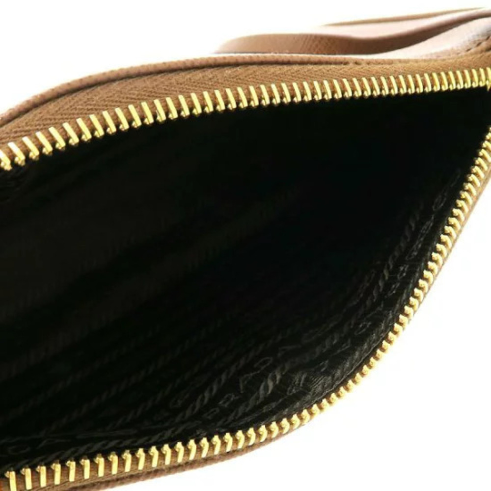 Prada Chain Saffiano Shoulder Bag Black
